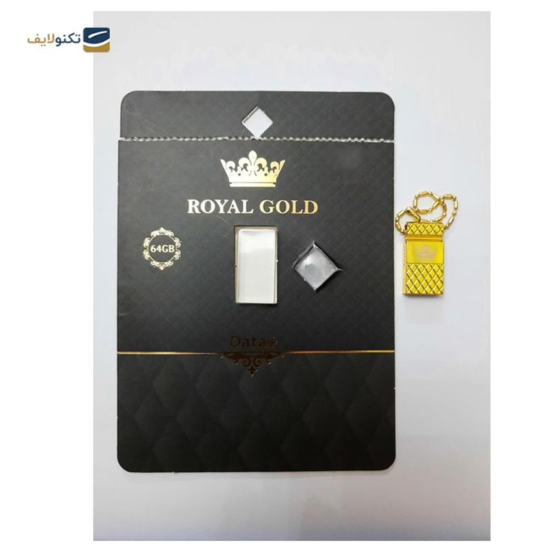 فلش مموری دیتا پلاس مدل Royal gold ظرفیت 64 گیگابایت - 